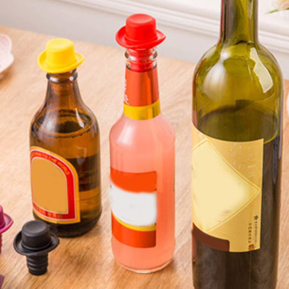 4 шт. силиконовых пробок для в – обзор и цена Wine Beer Hat